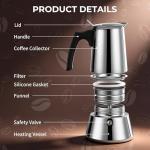 Godmorn 6-Cup Stovetop Espresso Maker Moka Pot