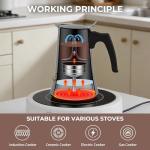 Godmorn 6-Cup Stovetop Espresso Maker Moka Pot