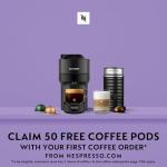 Nespresso Vertuo Pop Coffee Machine, Mango Yellow