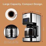 VonShef 1.5L Programmable Drip Coffee Maker