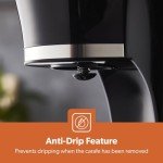GEEPAS 1.5L Coffee Maker with Auto Shut-Off