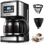 Programmable Drip Coffee Maker with 12-Cup Capacity