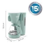Tefal Morning Filter Coffee Maker - 1.25L Capacity