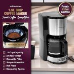 Andrew James Programmable Drip Coffee Maker