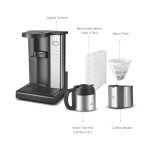 Karaca 1.35L Drip Coffee Maker with Alarm Clock