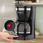 RAINBEAN 1.25L Fast Brew Coffee Machine