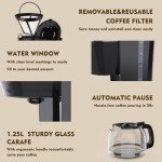RAINBEAN 1.25L Fast Brew Coffee Machine