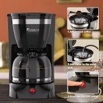 RAINBEAN 1.25L Fast Brew Coffee Machine