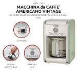 Ariete 1342 Programmable Filter Coffee Maker - Green