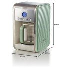 Ariete 1342 Programmable Filter Coffee Maker - Green