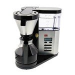 Melitta Aroma Elegance Deluxe Coffee Maker, Black/Stainless Steel