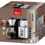 Melitta Aroma Elegance Deluxe Coffee Maker, Black/Stainless Steel