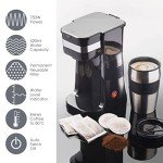 Quest Portable Filter Coffee Maker with Thermal Mug