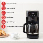Programmable Automatic Coffee Maker with Glass Carafe