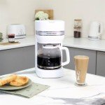 Hamilton Beach Ella 12-Cup Coffee Maker, Matte White