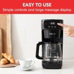 Programmable Automatic Coffee Maker with Glass Carafe