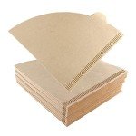 ZHIYE 100PCS Unbleached Coffee Filter Papers Size 01