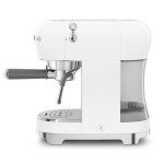 Smeg Retro Espresso Machine with Steam Wand - White