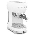 Smeg Retro Espresso Machine with Steam Wand - White