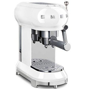Smeg 50's Retro Espresso Coffee Machine - White
