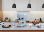 Smeg Retro Espresso Machine with Steam Wand - White
