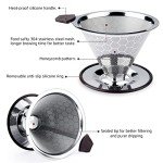 Stainless Steel Reusable Pour Over Coffee Dripper