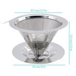 Paperless Coffee Drip Filter for Single Cup Brewing