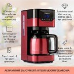 Klarstein 12-Cup Coffee Maker with Timer