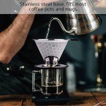 Stainless Steel Reusable Pour Over Coffee Dripper