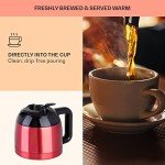Klarstein 12-Cup Coffee Maker with Timer