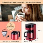 Klarstein 12-Cup Coffee Maker with Timer