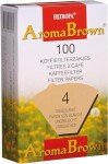 Filtropa Unbleached Coffee Filter Papers Size 4