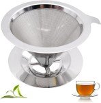 Stainless Steel Pour Over Coffee Dripper Set