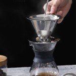 Stainless Steel Pour Over Coffee Dripper Set