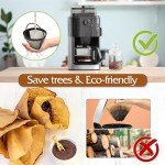 Reusable Stainless Steel Pour Over Coffee Filters - 2 Pack