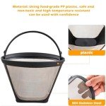 Reusable Stainless Steel Pour Over Coffee Filters - 2 Pack