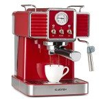 Klarstein Gusto Classico Espresso Maker in Red