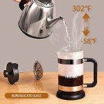 4-Cup French Press Coffee Maker with Steel Filter