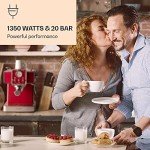 Klarstein Gusto Classico Espresso Maker in Red