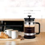4-Cup French Press Coffee Maker with Steel Filter