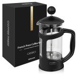 2-Cup French Press Coffee Maker, Stainless Steel Filter