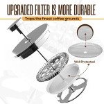 KICHLY Stainless Steel Double Wall French Press