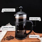2-Cup French Press Coffee Maker, Stainless Steel Filter