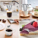 LOOFORE Stainless Steel Pour Over Coffee Dripper