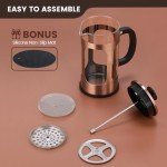 KOOYAT 1000ml French Press Coffee Maker