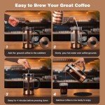 KOOYAT 1000ml French Press Coffee Maker