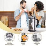 TBGENIUS French Press Coffee Maker for 2-4 Cups