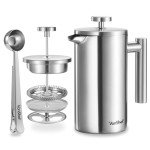 VonShef Stainless Steel 6-Cup French Press Coffee Maker