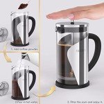 TBGENIUS French Press Coffee Maker for 2-4 Cups