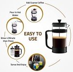 KICHLY 8-Cup French Press Coffee Maker